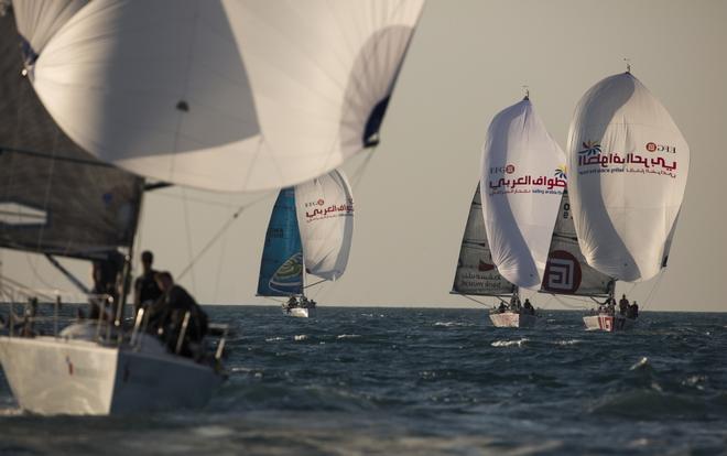 EFG BANK - Sailing Arabia The Tour 2014. Leg2 from Qatar - Abu Dhabi - EFG Sailing Arabia - The Tour 2014 © Lloyd Images
